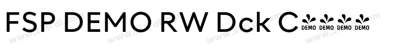 FSP DEMO RW Dck C字体转换 FSP DEMO RW Dck C字体转换